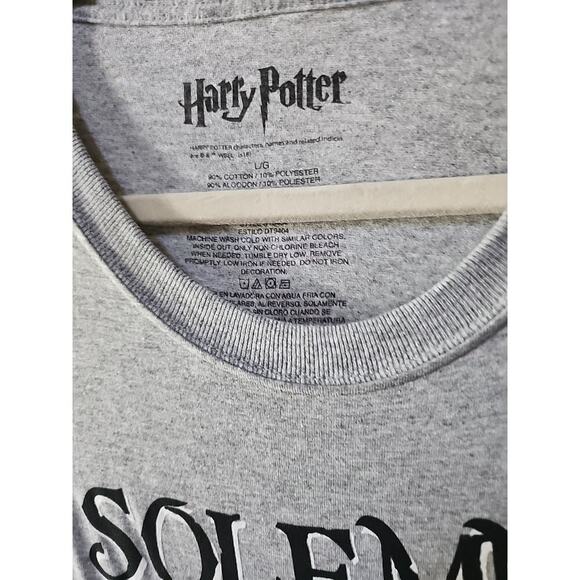 men's T-Shirt Harry Potter I SOLEMNLY SWEAR THAT I AM UP TO NO GOOD Large A130 - Picture 3 of 5